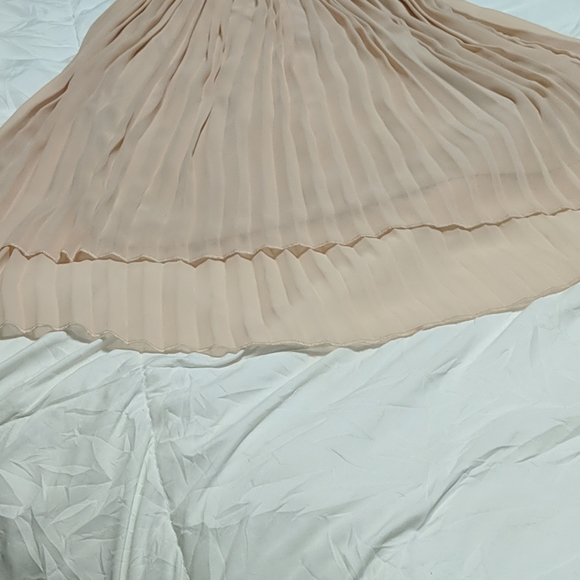 Sheer Dress with Leather Detail - Picture 4 of 4